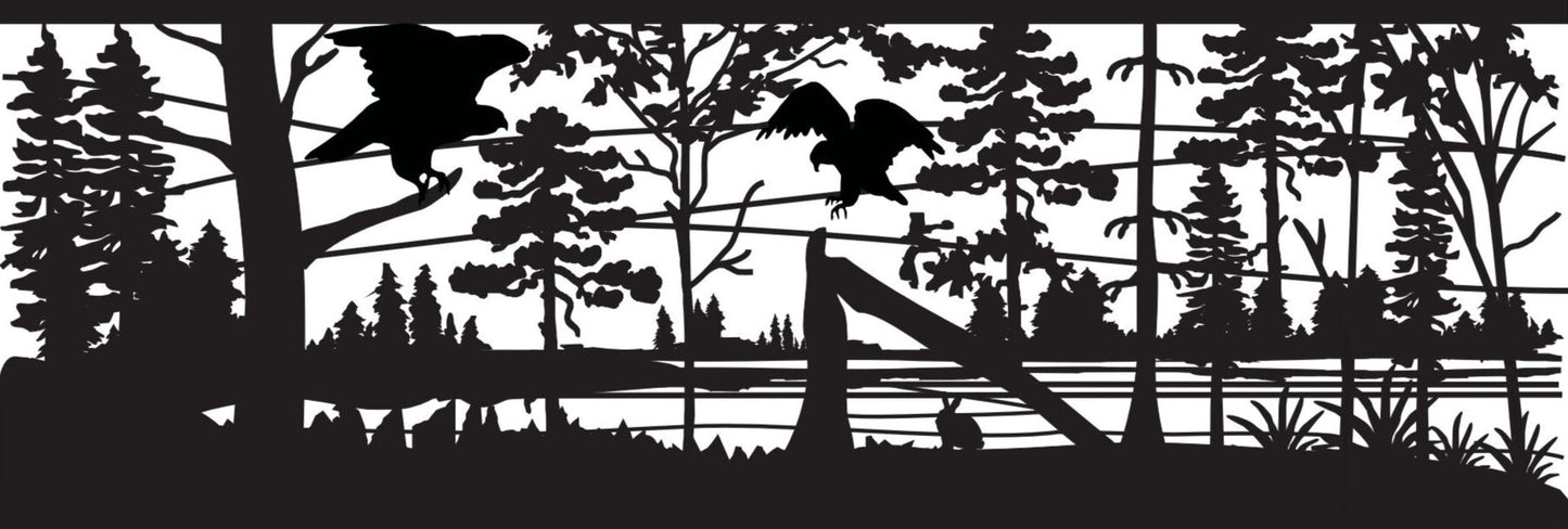 EAGL-0002 Eagle Lake 30"H x 88.25"W