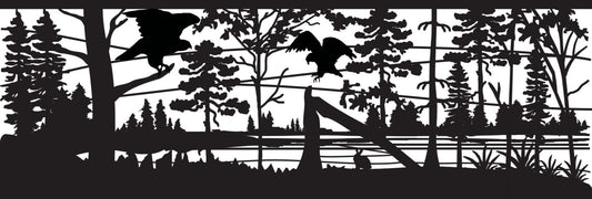 EAGL-0002 Eagle Lake 30"H x 88.25"W