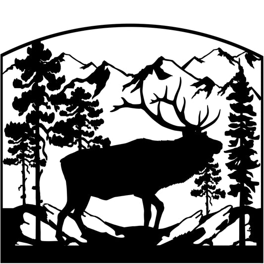 ELK-0005 Elk Mountain 54.5"H x 49.5"W
