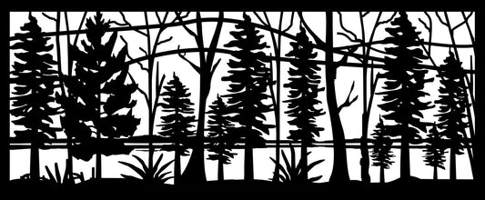 FRST-0021 Forest Lake Hills 30"H x 72"W