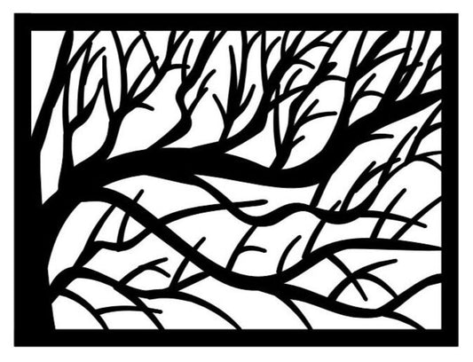 FRST-0037 Rightside Tree Top 30"H x 40"W