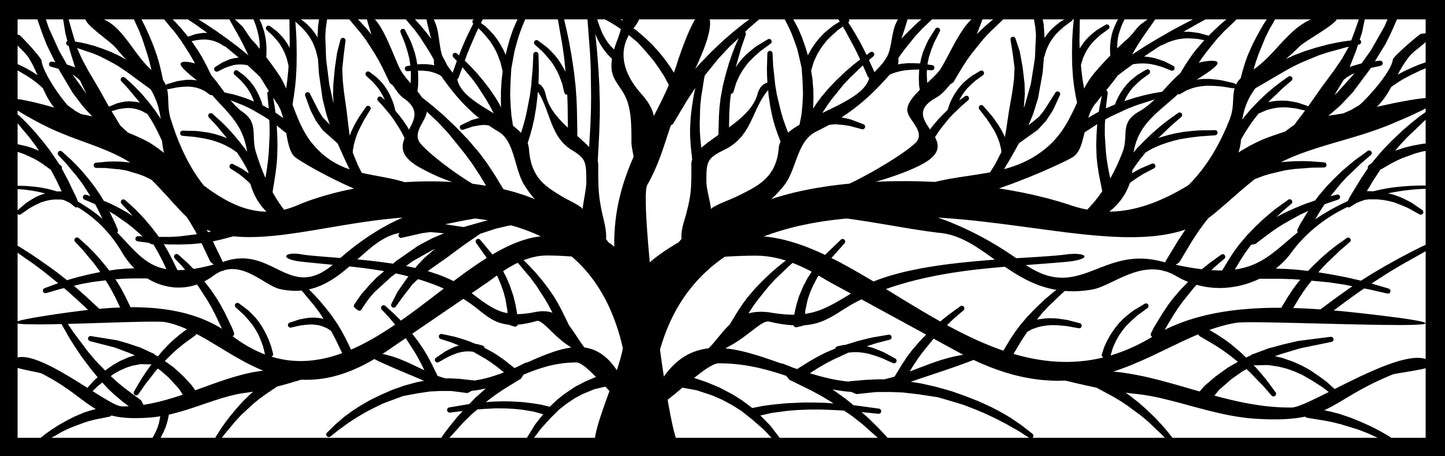 FRST-0038 Tree Top Branches 30"H x 94"W