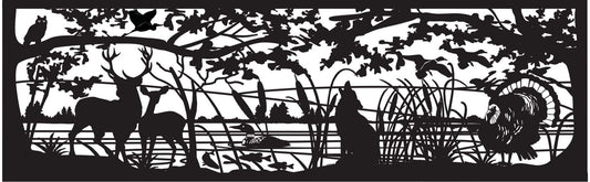 WILD-0046 Animals by Lakeshore 30"H x 96"W
